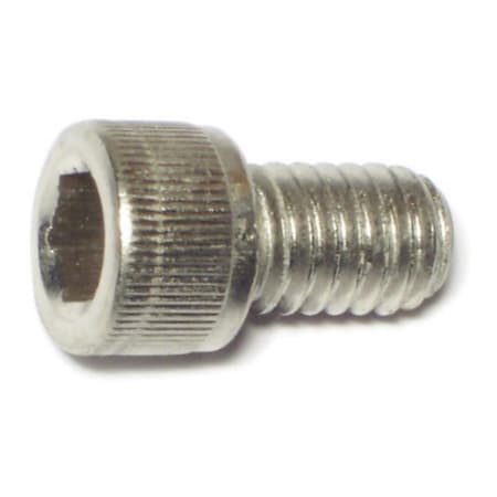 Midwest Fastener 5/16"-18 Socket Head Cap Screw, Standard, 18-8 Stainless Steel, 1/2 in Length, 8 PK 67825
